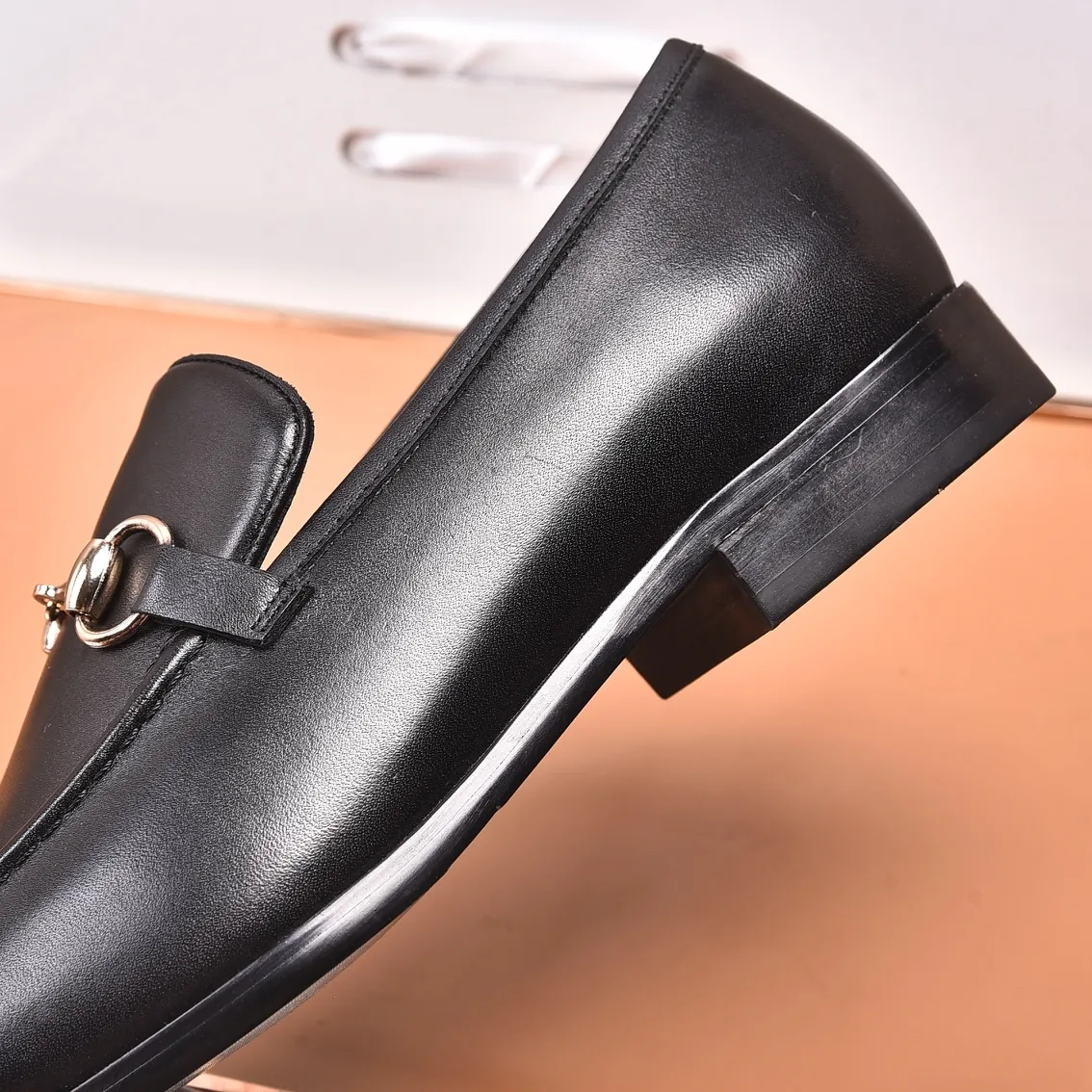Men's shoes💰540📛📛Original (water-dyed cowhide) Gucci GUCCI official website formal shoes🌀 Italian🇮🇹imported cowhide➕top imported water-dyed cowhide lining💋Finely handmade original bottom, the real thing looks better when photographed in person Standard size 38-44